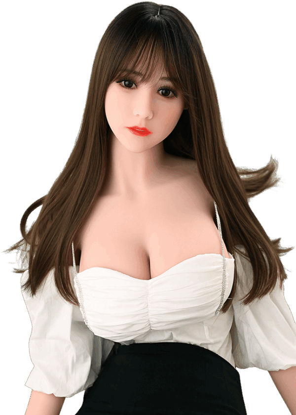 Realistische asiatische TPE Sexpuppe Ayumi mit feinen Gesichtszügen, weichen Kurven und natürlicher Ausstrahlung, lebensechte Puppe mit schönen Details.