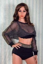 Lovedoll-Jacky1 Anpassung Sexpuppe Jacky mit brünetten Haaren und großen D-Körbchen-Brüsten 66