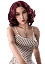 Rothaarige Realdoll Donna mit schlanker Figur und C-Brüsten Realistische TPE Sexpuppe Donna mit eleganter Pose, weichen Linien und natürlichem Aussehen, lebensechte Sexpuppe mit raffinierten Details.
