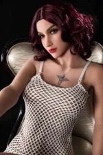 Anpassung Rothaarige Realdoll Donna mit schlanker Figur und C-Brüsten 55