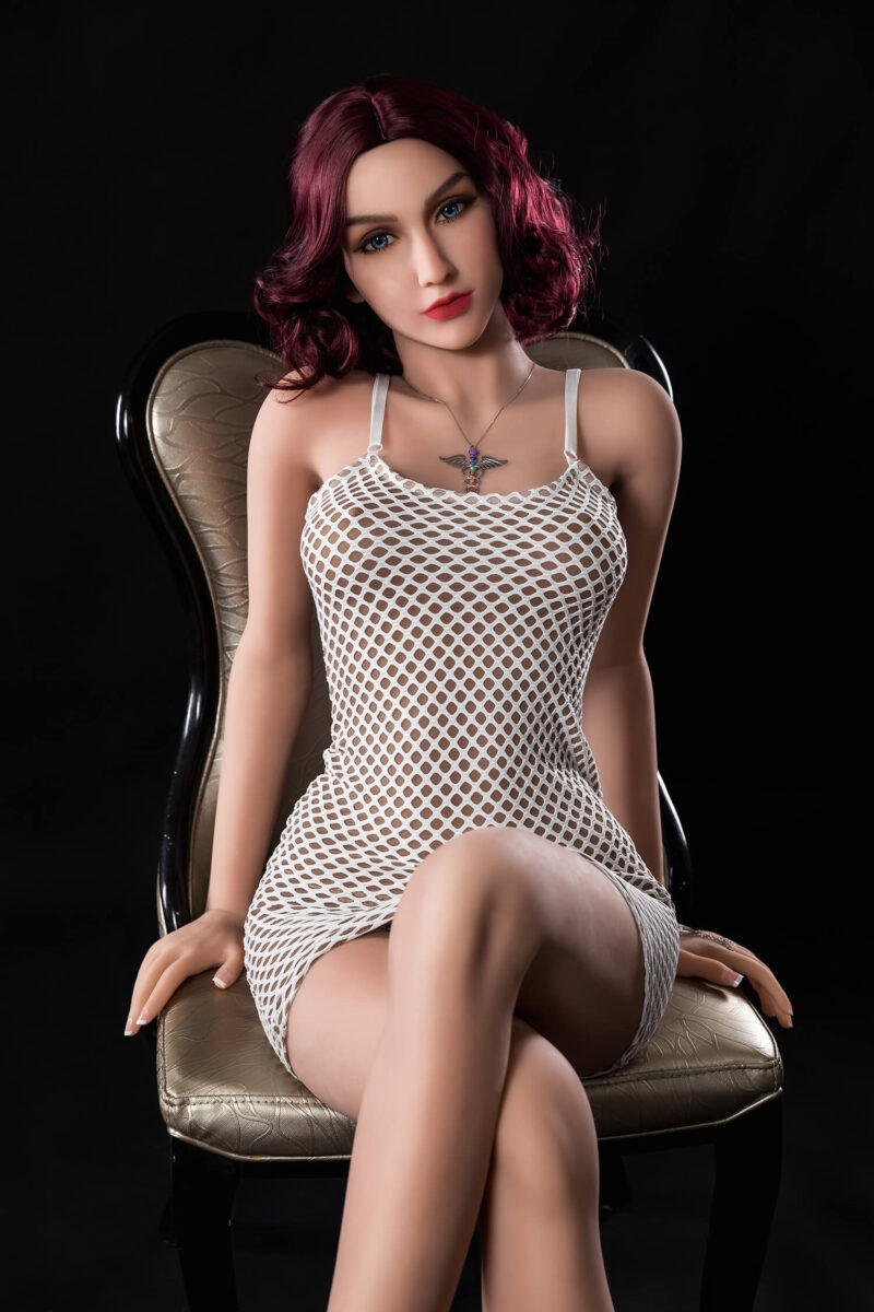 Anpassung Rothaarige Realdoll Donna mit schlanker Figur und C-Brüsten 44