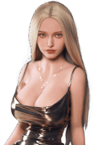 DutchDoll Mia | 159 cm Realistische TPE Sexpuppe DutchDoll Mia 159 cm mit hellblonden Haaren, klarblauen Augen, E-Cup-Gel-Brüsten und üppiger Sanduhrfigur.
